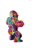 Statue Gorille Pop'Art H60 cm en résine / NUM31 - Statue Pop'Art