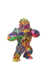 Statue Gorille Pop'Art H60 cm en résine / NUM40 - Statue Pop'Art