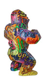 Statue Gorille Pop'Art H60 cm en résine / NUM40 - Statue Pop'Art