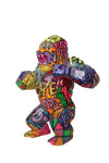 Statue Gorille Pop'Art H60 cm en résine / NUM40 - Statue Pop'Art
