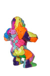 Statue Gorille Pop'Art H60 cm en résine / NUM32 - Statue Pop'Art