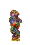 Statue Gorille Pop'Art H60 cm en résine / NUM37 - Statue Pop'Art