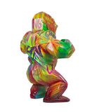 Statue Gorille Pop'Art H60 cm en résine / NUM60 - Statue Pop'Art