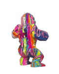 Statue Gorille Pop'Art H60 cm en résine / NUM59 - Statue Pop'Art