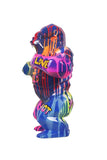 Statue Gorille Pop'Art H60 cm en résine / NUM72 - Statue Pop'Art