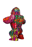 Statue Gorille Pop'Art H60 cm en résine / NUM57 - Statue Pop'Art