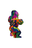 Statue Gorille Pop'Art H60 cm en résine / NUM66 - Statue Pop'Art