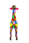 Statue Girafe Pop'Art H100 cm en résine / NUM93 - Statue Pop'Art