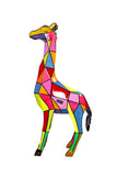 Statue Girafe Pop'Art H100 cm en résine / NUM93 - Statue Pop'Art