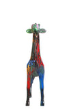 Statue Girafe Pop'Art H100 cm en résine / NUM90 - Statue Pop'Art