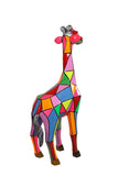 Statue Girafe Pop'Art H100 cm en résine / NUM92 - Statue Pop'Art