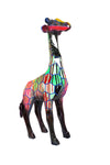 Statue Girafe Pop'Art H100 cm en résine / NUM95 - Statue Pop'Art