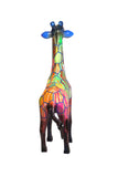 Statue Girafe Pop'Art H100 cm en résine / NUM95 - Statue Pop'Art