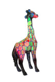 Statue Girafe Pop'Art H100 cm en résine / NUM97 - Statue Pop'Art