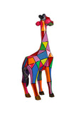 Statue Girafe Pop'Art H100 cm en résine / NUM91 - Statue Pop'Art
