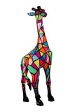Statue Girafe Pop'Art H180 cm en résine / NUM84 - Statue Pop'Art