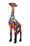 Statue Girafe Pop'Art H180 cm en résine / NUM84 - Statue Pop'Art
