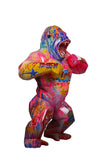 Statue Gorille Pop'Art H150 cm en résine / NUM10 - Statue Pop'Art