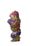 Statue Gorille Pop'Art H60 cm en résine / NUM39 - Statue Pop'Art